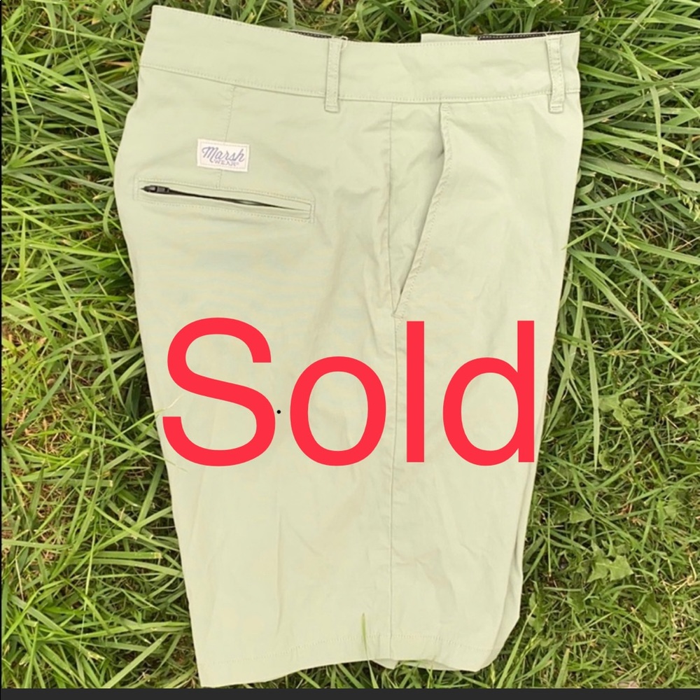 Marsh fishing men’s shorts with zipper back pocket